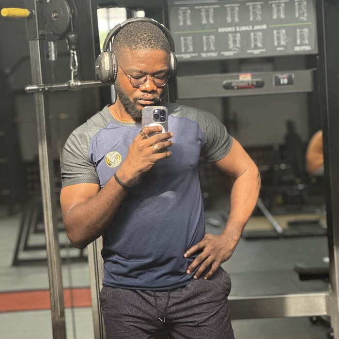 At the gym